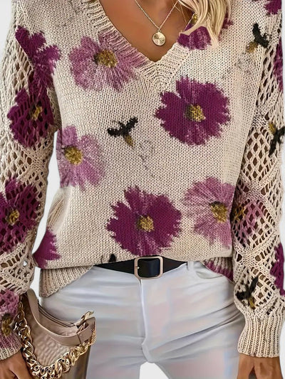 Renata | Jersey elegante con estampado floral