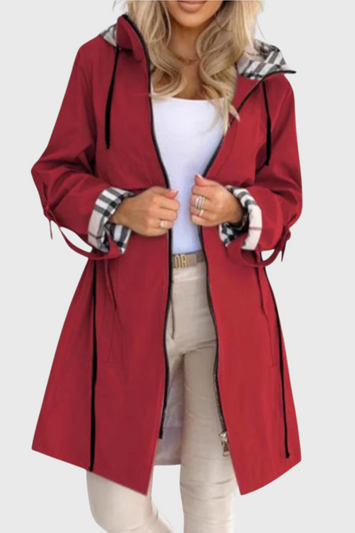 Natalia | Abrigo con cremallera impermeable y cortaviento