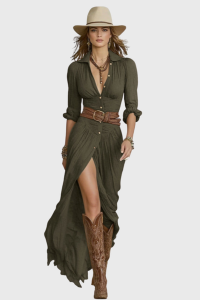 Lía | Vestido con Cinturón