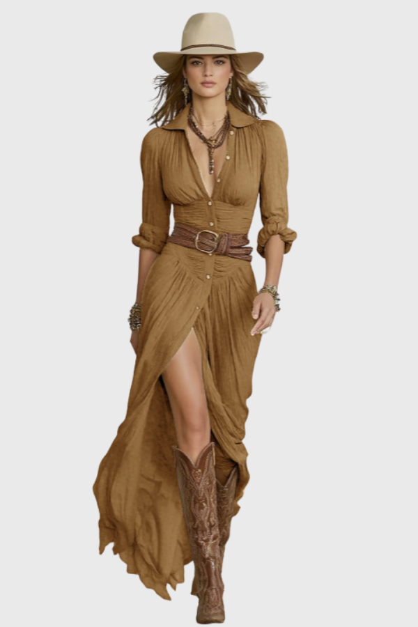 Lía | Vestido con Cinturón
