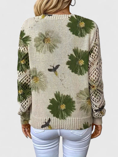 Renata | Jersey elegante con estampado floral