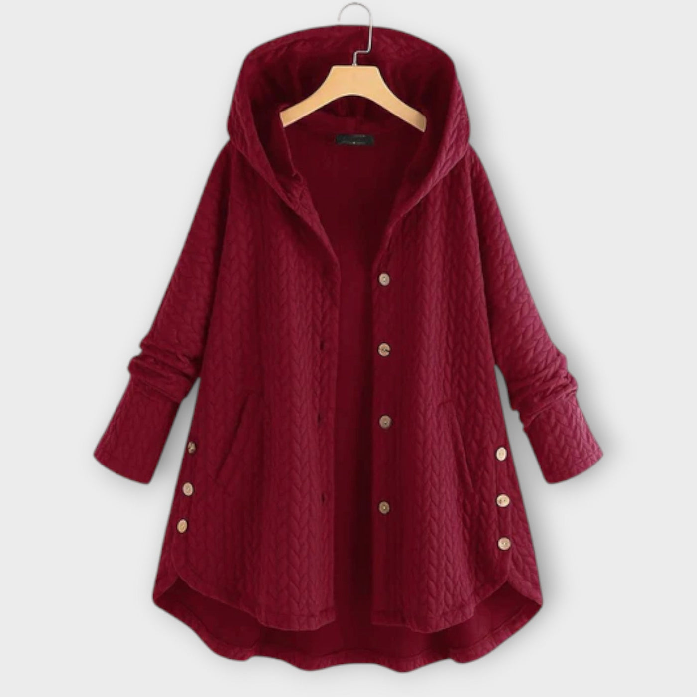 Leslie - Chaqueta de Botones Cálida