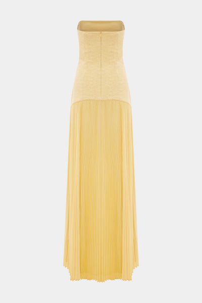 Deia Vestido Maxi de Malla con Mangas Acampanadas