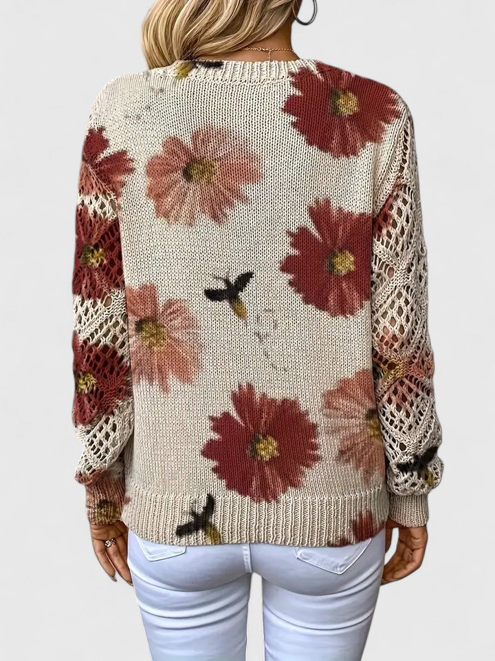 Renata | Jersey elegante con estampado floral