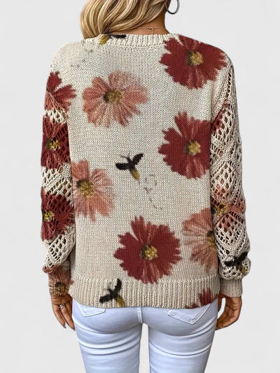 Renata | Jersey elegante con estampado floral