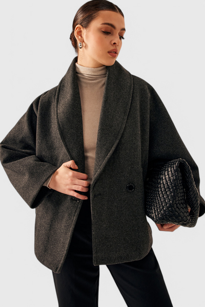 Helena™ | Abrigo Tweed Oversized