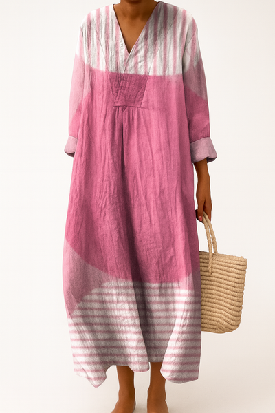 Celestina | Vestido maxi con estampado floral vintage