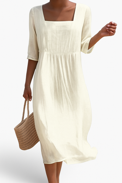 Aurora | Vestido de lino informal