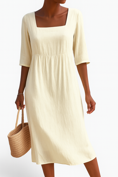 Aurora | Vestido de lino informal
