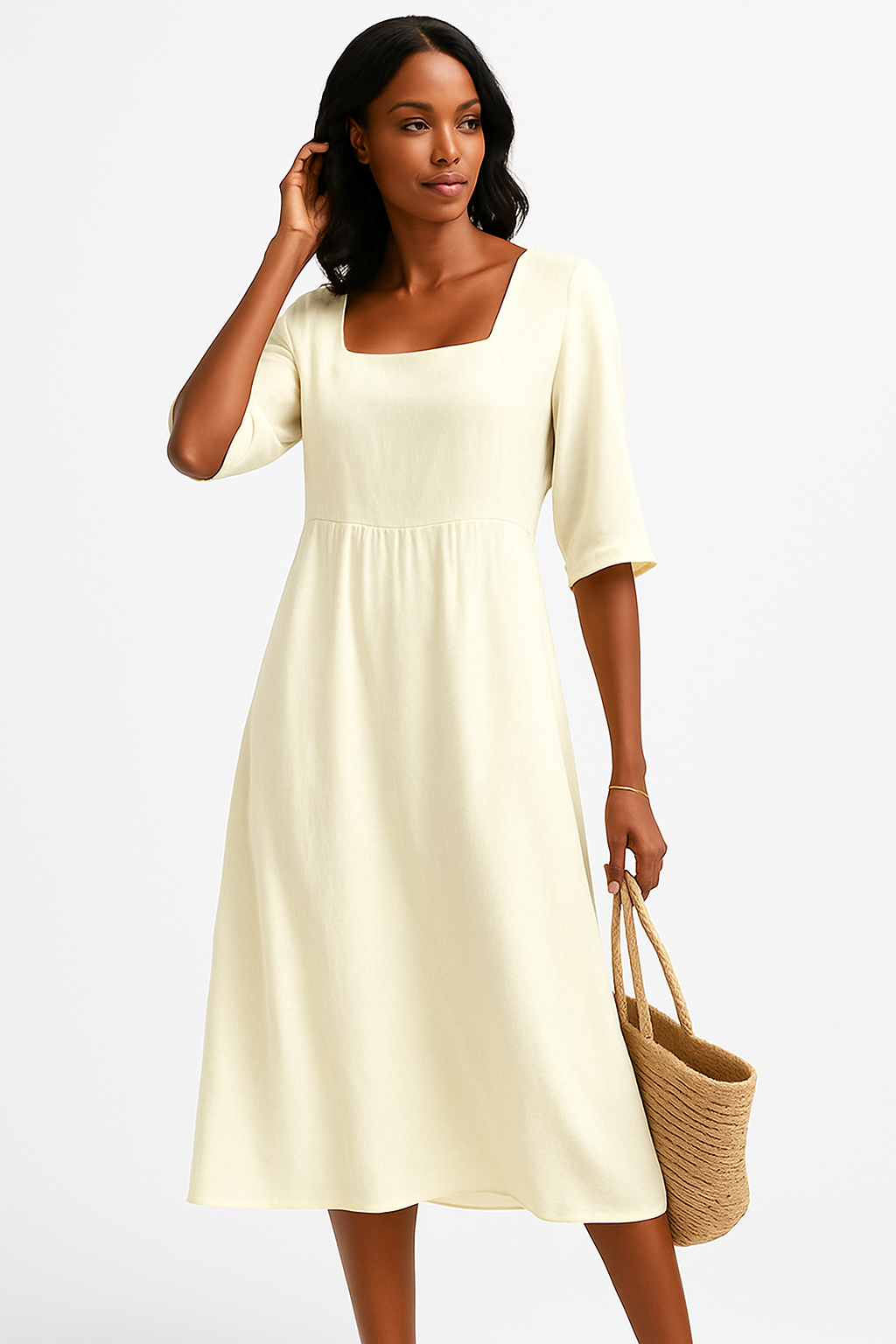 Aurora | Vestido de lino informal