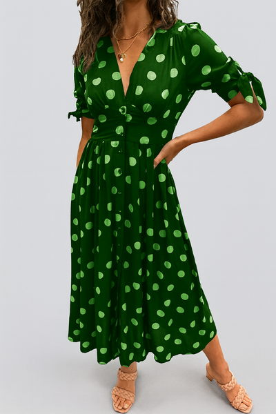 Mónica™ | Vestido Elegante de Lunares