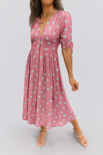 Mónica™ | Vestido Elegante de Lunares
