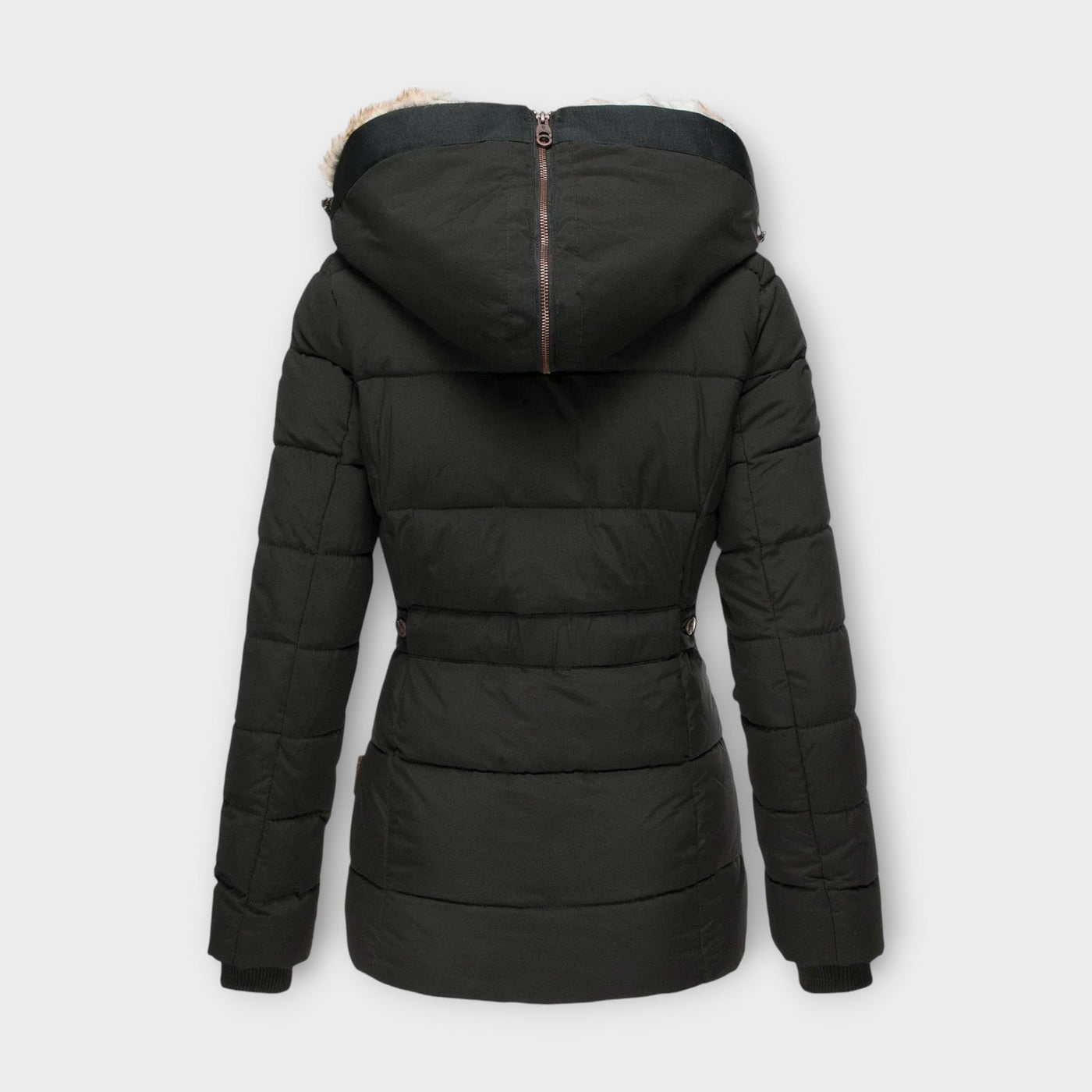 Emine - Chaqueta de Forro de Piel Acogedora