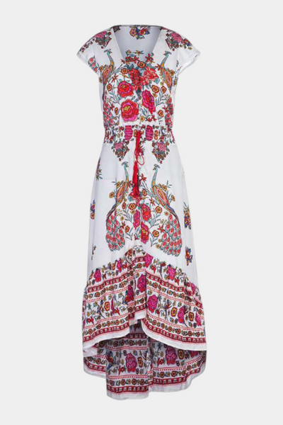 Chiara Vestido Floral Boho Chic con Cintura Ajustable
