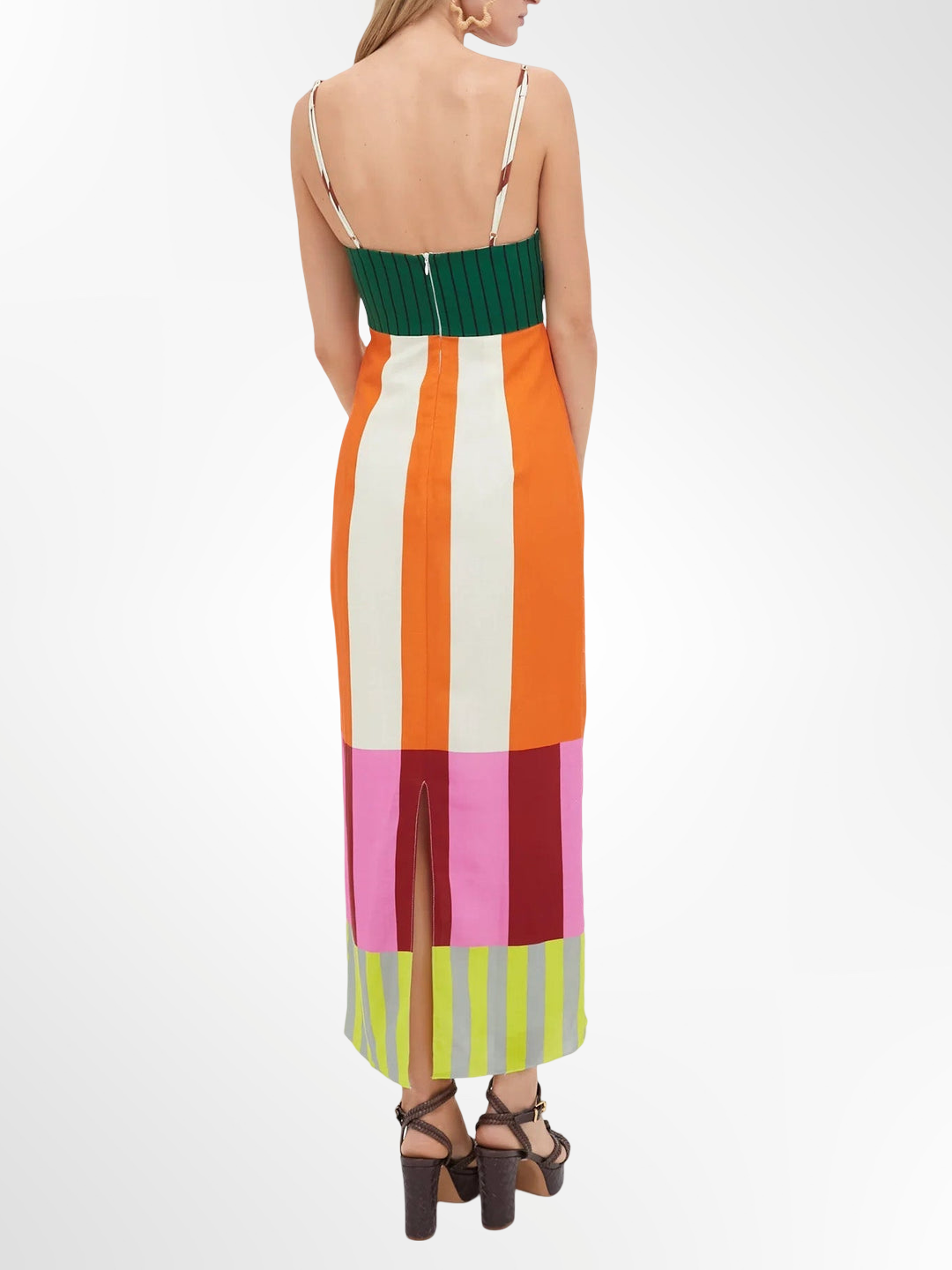 Elsa - Vestido largo multicolor