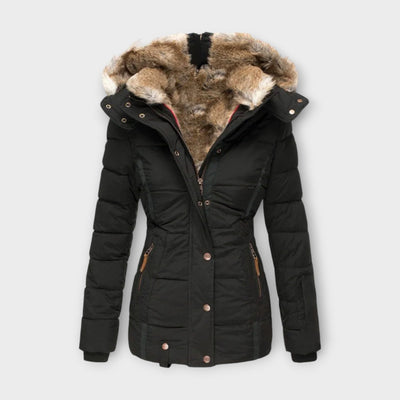 Emine - Chaqueta de Forro de Piel Acogedora